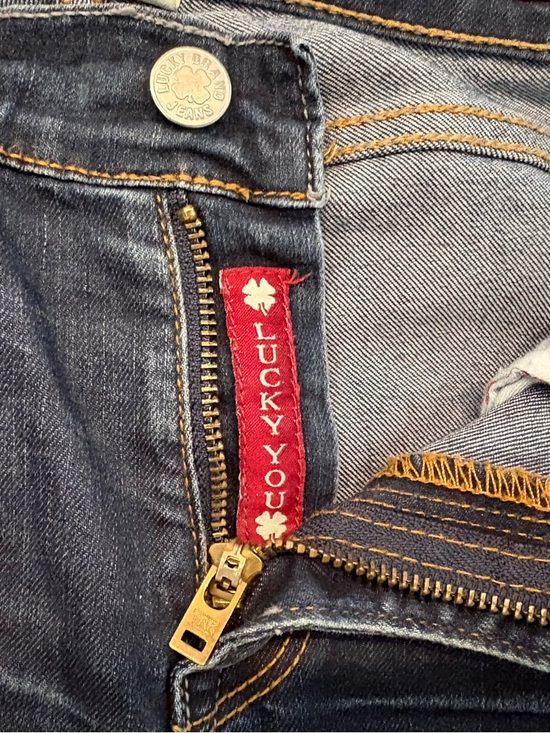 Lucky Brand Denim - Lucky Brand Sofia Skinny Jeans – Dark Wash Whiskered Denim